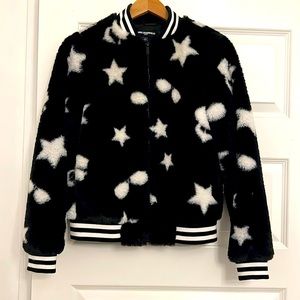 Karl Lagerfeld faux fur women’s jacket brand new